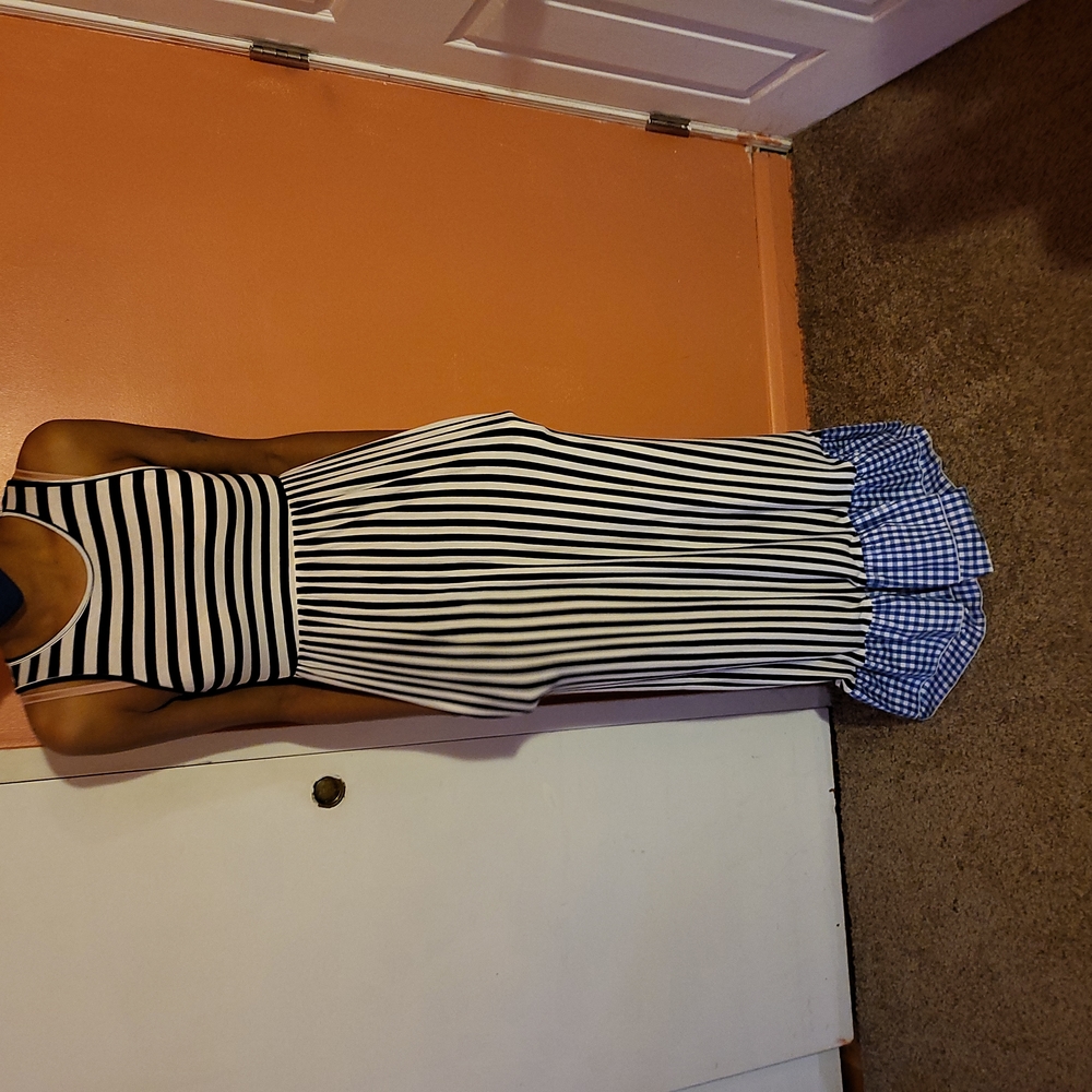 A fit and flare maxi dress